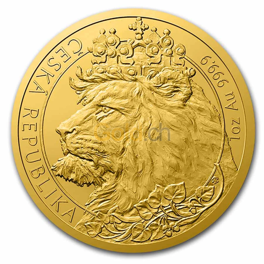 Czech Lion en or  comparer le prix  Acheter Czech Lion  CoursOr.ch