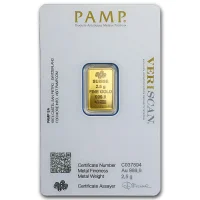 2,5 grammes Acheter des lingots d'or
