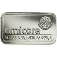 50 grammes Acheter des tablettes de lingots en palladium