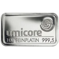 10 grammes Acheter des lingots de platine