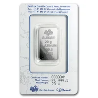 20 grammes Acheter des lingots de platine