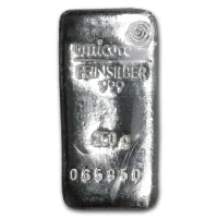 250 grammes Acheter des lingots d'argent